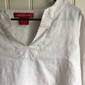 Gloria Vanderbilt linen top